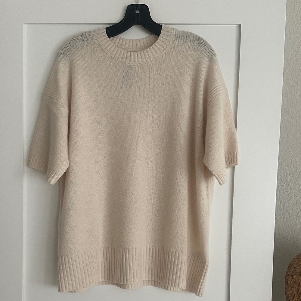 J. Crew Ivory Knit Sweater